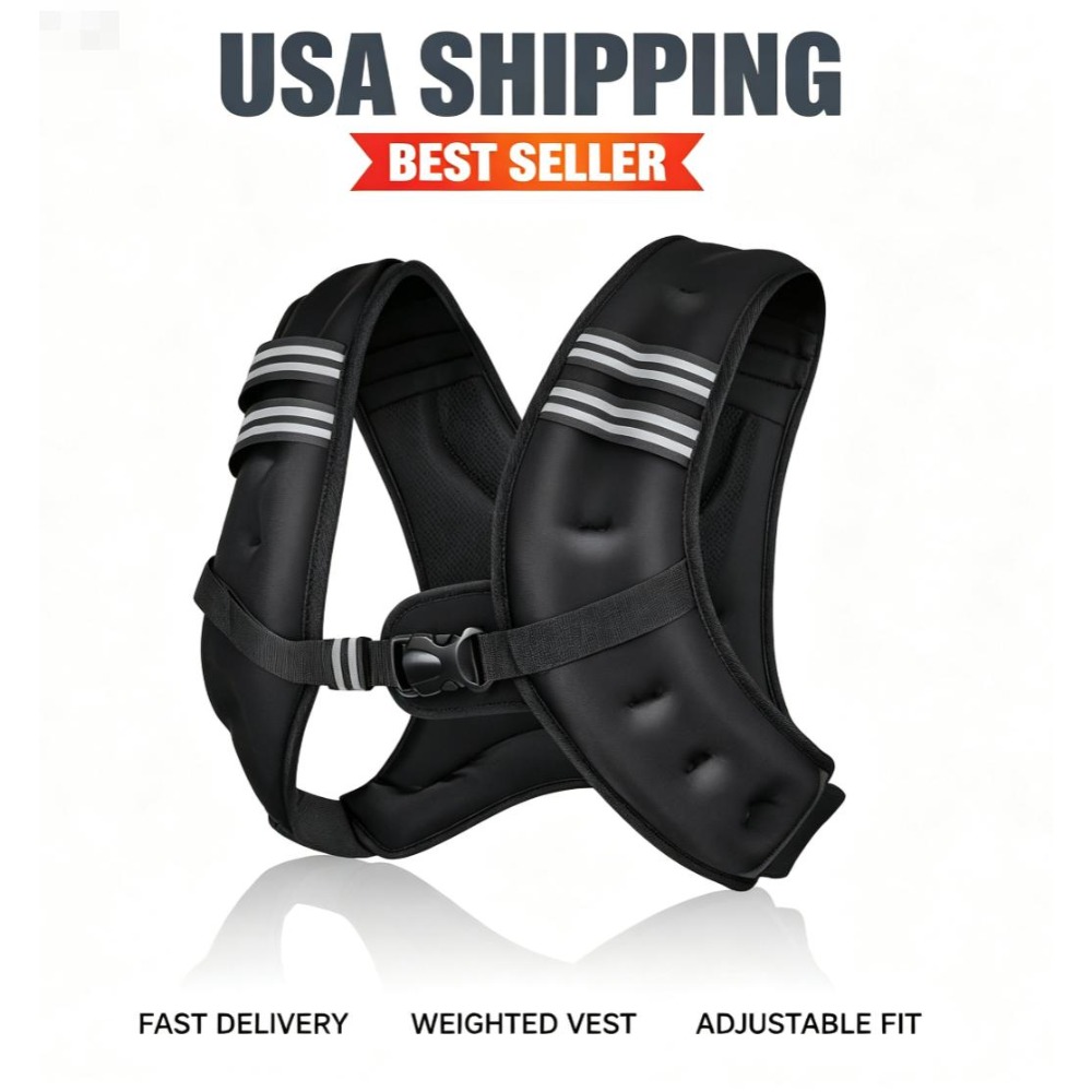 Crossfit Weight Vest - Gilet lesté de fitness pré-rempli de